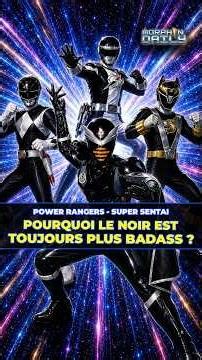 Power Rangers - Super Sentai: Why is the Black Ranger always the most badass? #powerrangers