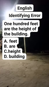 ENGLISH | IDENTIFYING ERROR | SirMert Villanueva