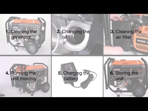 How to maintain your Generac portable generator