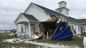 Truck driver chokes on cough drop, crashes into Indiana church