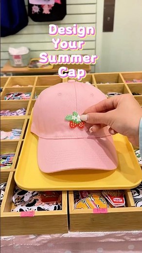 Design your own cap and make it completely yours ✨