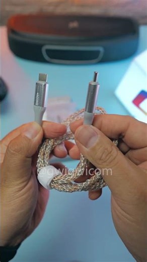 ACOME RGB Led USB Cable Gaming Type-C to Type-C / USB to Type-C PD 60W Unboxing ASMR #shorts