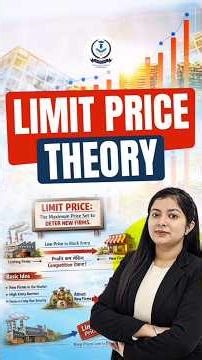 Limit Price Theory | Ugc Net Economics Previous Years Papers Solved | Jrf Economics Classes #shorts
