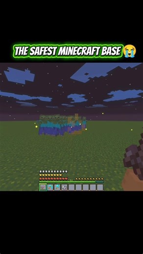 Safest Base Ever 😳🛡️ | No One Can Raid This in Minecraft #minecraft