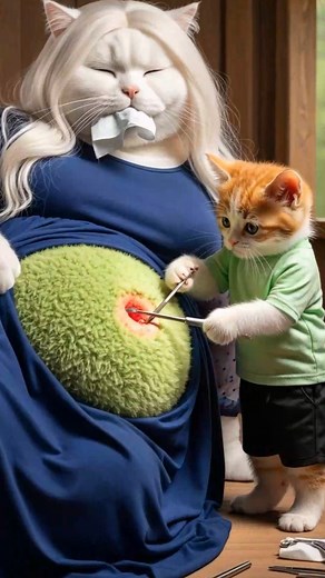 963K views · 10K reactions | doctor watch was left inside her belly and it ruined her life #aicatstory #truestory #aicat #realstory #poorcat | Little Tots | Facebook