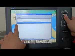 ONWA Tutorial: Creating and Editing a Route (Chart Plotter)