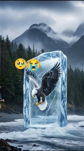 😱बर्फ़ में जमे हुए जानबार || animals frozen in ice (#shorts #viral #trend)#shortsfeed