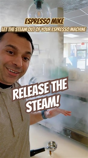 Releasing Espresso Machine Steam