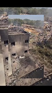 MEDICAL COLLEGE AHMEDABAD , PLANE CRASH SE TABAHI KA MANZAR #ahmadabad | Bhindi Bazaar