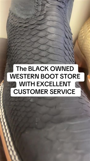 The BLACK OWNED WESTERN BOOT STORE WITH EXCELLENT CUSTOMER SERVICE @YouTuber:Life with Genia Lee #mcdboots #bestwesternbootceo #shopblack #fyp #lifewithgenialee @MCD Boots Inc.