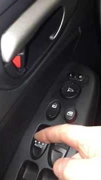 Honda power window auto feature programming