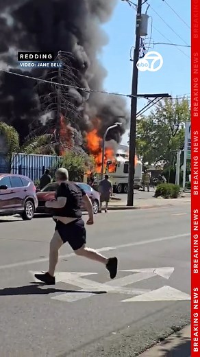 137K views · 1.1K reactions | RV FIRE: Check out this video! Firefighters extinguished an RV engulfed in flames at a gas station near E Cypress Avenue and Bechelli Lane in Redding, California, on Thursday. READ MORE: https://bit.ly/3KGqbM3 #breakingnews #fire #firefighters #redding #localnews #reddingnews #northstate | KRCR News Channel 7 | Facebook