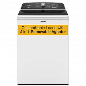 Reviews for Whirlpool 5.2- 5.3 cu.ft. Top Load Washer in White with Removable Agitator | Pg 1 - The Home Depot