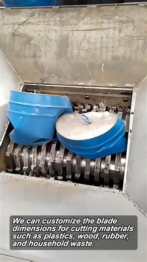 Shredding an Iron Barrel Like Paper - Powerful Double Shaft Shredder Machine#industrialtools