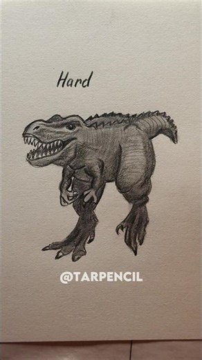 How to draw a Dinosaur ✏️ #drawing #art #tutorial #howtodraw #sketch #dinosaur