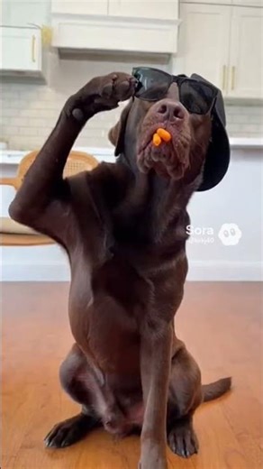 Labrador Just Invented the Craziest Trick on Earth #DogTrick #Shorts