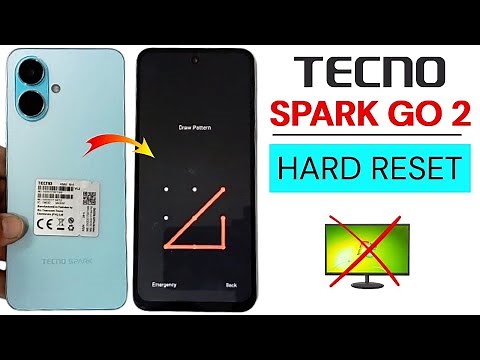 Tecno Spark Go 2 Hard Reset Without PC | Android 15 (Step-by-Step Guide)
