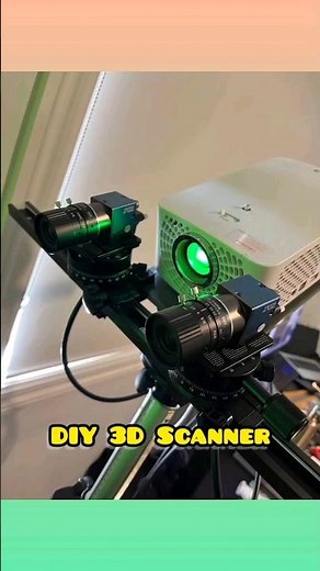 DIY High Resolution 3D scanner #scanner #scan #diy #3d #3dscanner #shorts #turntable #automation