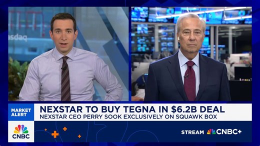 Nexstar CEO on $6.2B Tegna deal: Allows us to compete on a level playing field with Big Tech