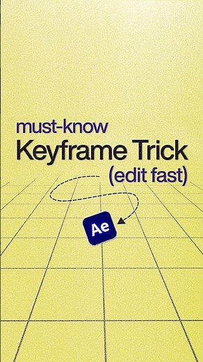You can save SO MUCH TIME with this Keyframe Hack! #editingtutorial