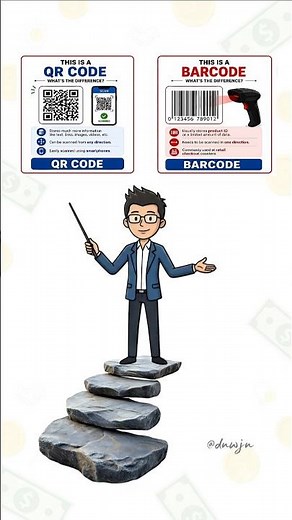 QR Code vs Barcode: One Can Store Way More Data! 📱🔳