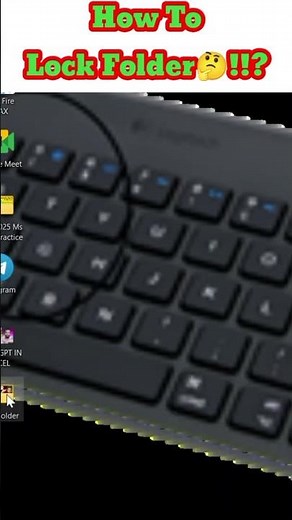 How to lock folder and unlock | how to set password in computer #computerknowledge