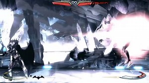 Injustice Gods Among Us Classic Battle Luchador Bane vs Deathstroke