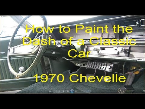 How to Paint the Dash of a Classic Car