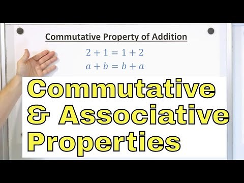 Learn the Commutative, Associative, Identity & Zero Properties in Math - [6-1-5]