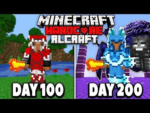 I Spent 200 days in HARDCORE RLCraft.. Here's What Happened..