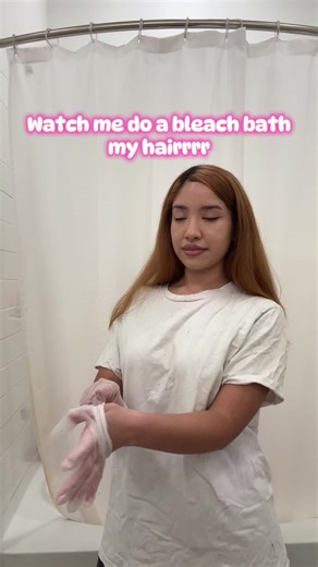 What color should I do next? 👀 Bleach bath recipe - equal parts bleach/ developer/ shampoo #bleachbath #hairtransformations #copper #blonde