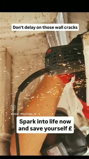 Sparks Fly! The First Step to Fixing a Rusted Lintel 🛠️ #shorts