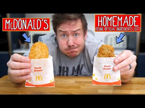 McDonalds Hash Browns Recipe ... using the official ingredients list