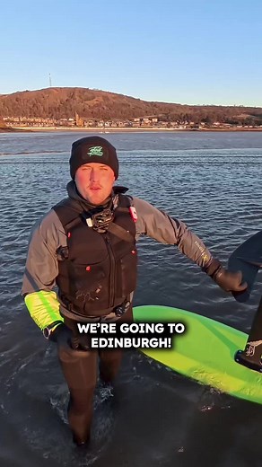 Exploring Burntisland to Portobello Beach by Efoil
