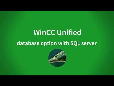 WinCC Unified V16: Install the MS SQL Server and first steps of the database Option