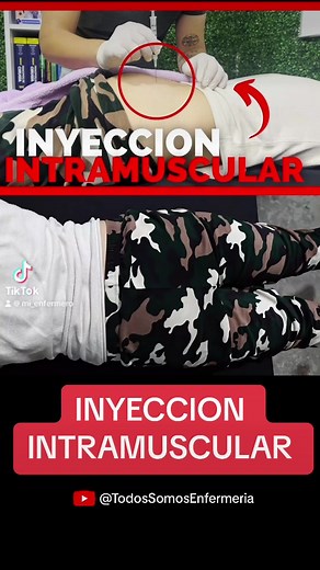 ¿Como PONER una INYECCION INTRAMUSCULAR? - FACIL #enfermeria #nursing #nurse | Todos Somos Enfermeria