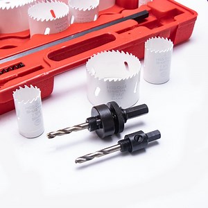 [Hot Item] M42 8% Cobalt Bi-Metal HSS Hole Saw Set for Plastic Cutting