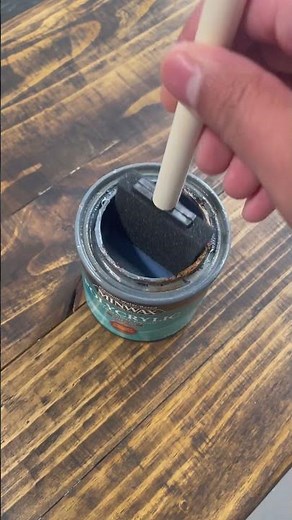 Applying Polycrylic On A Tabletop #woodworking #woodworker #furniture making iture