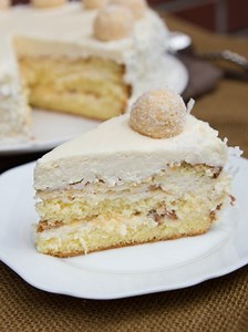 White Chocolate Raffaello Cake Recipe