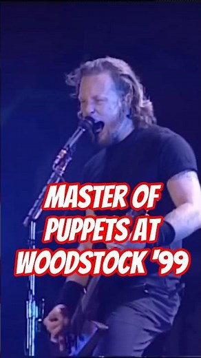 Woodstock ’99 Erupted When Metallica Played Master of Puppets🤘🔥