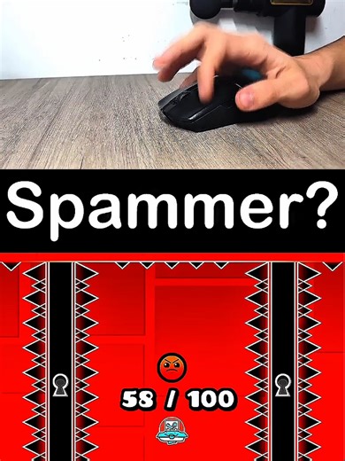 Gravity UFO Spam_ 🛸🌕#geometry #geometrydash