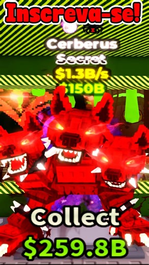 CERBERUS👺SECRET DO STEAL A BRAINROT UPDATE #stealabrainrot #roblox #shorts