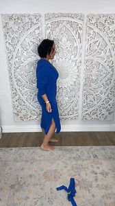 35K views · 431 reactions | But why does this dress look so hot. I’ve always loved how soft a knit dress feels. I’m a big fan! Nice work @byamica! This is the CATHERINE V NECK BATWING DRESS. I’m wearing the XL. | Chantelle Patu | Facebook