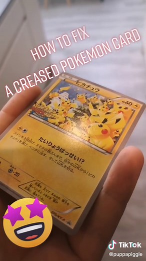 How to Fix a Creased Pokemon Card