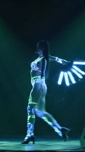 9.2K views · 70 reactions | Prepare to be amazed by this beautiful woman’s magical LED dance routine that stole the spotlight at AGT!  Full video in the comments. | Los Migueles de MIGUEL MONTOYA | Facebook