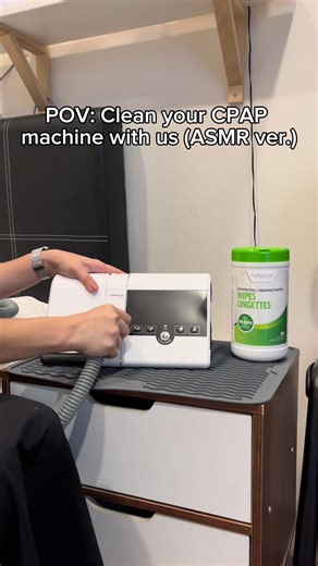 POV: You are cleaning your CPAP machine... and it is oddly satisfying. #ASMR #CleanCPAP #CPAPcare #CPAPMachine #CPAPMasks #Resmed #Lowenstein #Purdoux #CPAPHygiene #CPAPHygiene2025 #TheAirStation #SleepLah #sleepbetter
