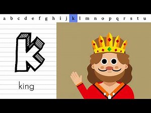 The Letter k Lowercase | The k Song | Learn Phonics Letter k | Little dreamer kids TV