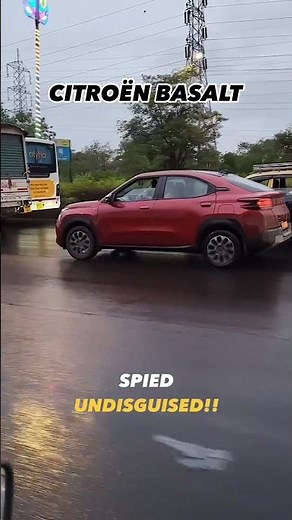 Citroën Basalt fully revealed in public! #CitroenBasalt #TataCurvv