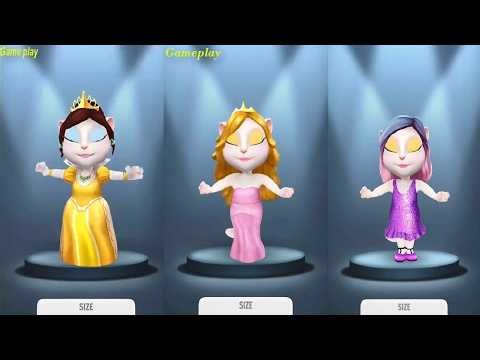 My Talking Angela LEVEL 95 Vs LEVEL 229 Vs LEVEL 611 Gameplay