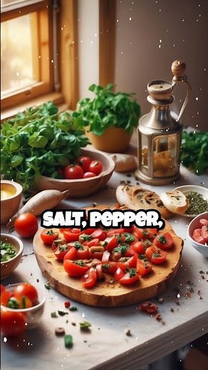 Delicious Italian Bruschetta al Pomodoro Recipe Easy Steps for a Perfect Appetizer!